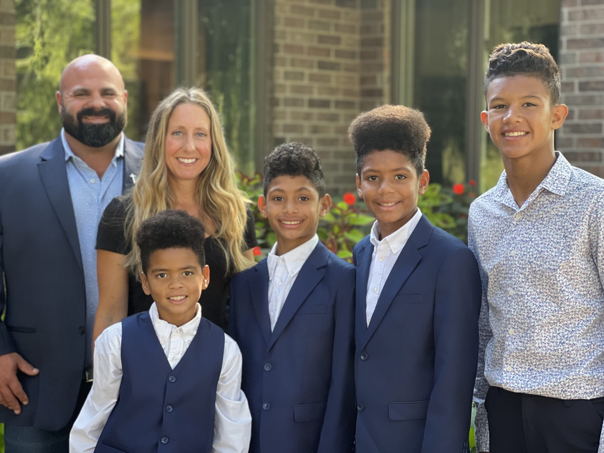 Brandon Pratt and family